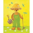 thumbnail image 2 of Fays, Lynda 20x24 White Modern Wood Framed Museum Art Print Titled - Le jardinier, 2 of 4