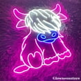 thumbnail image 2 of Glowneon Cool Cow Neon Sign, Cow Led Sign, Cow LED Light, Farmhouse Decor, Western Decor, 2 of 5
