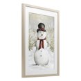 thumbnail image 3 of Stupell Industries Traditional Snowman in Clearing Birch Framed Print Under Glass, design by Dogwood Portfolio, 20 x 14, 3 of 10