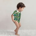 thumbnail image 5 of Rocae Skull and Palm Leaves for Baby Climbing Clothes Soft Baby Romper for Active Infants Comfortable and Breathable Crawling Jumpsuit Unisex Baby Outfit 12 Months, 5 of 8