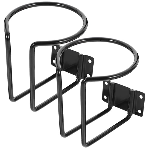 GJX 2 Pcs Metal Boat Cup Holder Wall Mount Cupholder Car Purpose Holders Phone for Your Drinks Rail