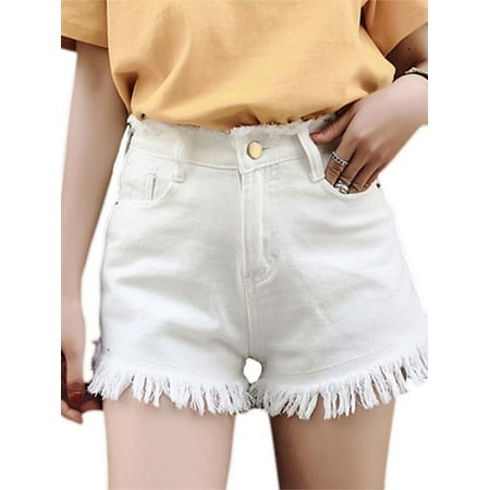 - OUMY Womens High Waist Jean Hot Pants Shorts