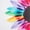 Rainbow Flower, variant on GSFY Case for iPad Pro 11 Inch 5th Generation (M4) 2024, Smart Premium PU Leather Flip Stand Cover with Card Cash Pocket Auto Sleep Wake for 2024 iPad Pro 11 5th Gen, Almond Flower