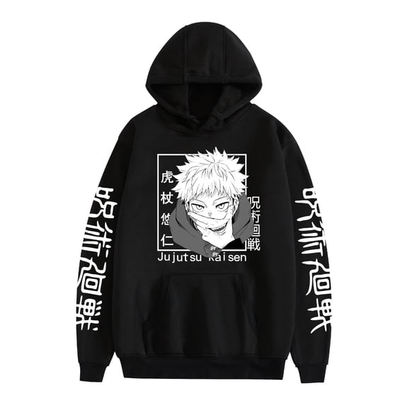 KJCEWSTX Unisex Jujutsu Anime Hoodie Long Sleeves Gojo Satoru Print Sweatshirt Cosplay Hoody Sizes XS-3XL
