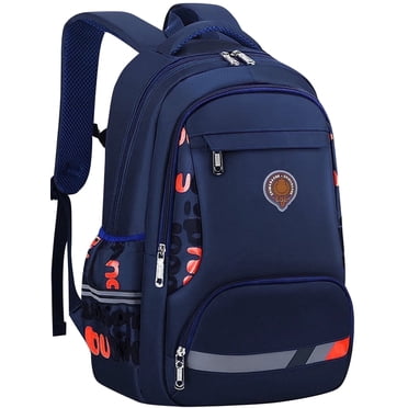 Burufy School Backpack for Boys Kids, Printed Lightweight School Bag Large Durable School Bookbags