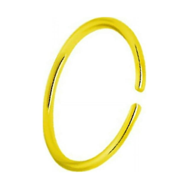 Gold or Silver Tone Nose Ring or Cartilage Hoop Available in 20G or 22G Different Sizes