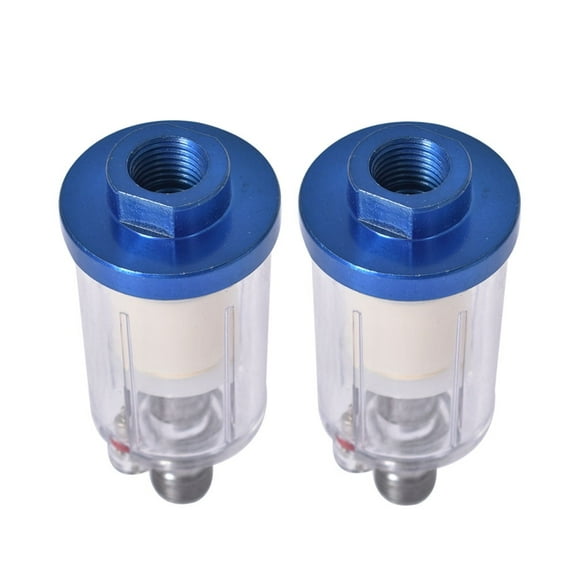LABLT 2-Pack Water Oil Separator Air Compressor Filter 1/4in NPT Thread Filter Fitting