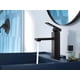 thumbnail image 5 of Grifo para lavabo de baño Moen Revyl negro mate con una sola manija, 5 of 8