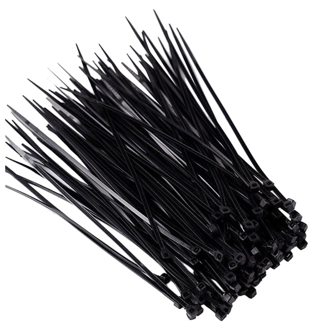 Bridas WJSXC, bridas de nailon resistentes a la intemperie con cremallera, blancas, 100 unidades, bridas de nailon premium con cremallera, bridas resistentes extra largas