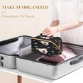 thumbnail image 5 of Iauyy Rhombus Cosmetic Bag with Handle Large Capacity Luxury Twill Travel Makeup Bag ,Laugh Out Loud, 5 of 8