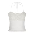 thumbnail image 4 of Cameland Camisoles Décontractées pour Femmes, Printemps Été, Couleur Unie Douce, Col Rond, 4 of 8