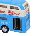 thumbnail image 4 of Children Bus Toy, High Simulation Double Layer Bus Electric Bus Toy, Beautiful Exquisite Workmanship Alloy Front Children For Decoration Collection Kids ANGGREK Azul, 4 of 8