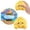 Yellow, variant on RMS Crazy Fun Plush The Viral Mystery Dumpling, Mystery Blind Pack Fluffy Plush Toy, Novelty Stuffed Dumpling Gift for Children