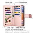 thumbnail image 2 of LG Stylo 6 Case, for LG Stylo 6 Wallet Case, Takfox PU Leather Mutiple ID Cash Credit Card Slots Holder Folio Flip Kickstand Detachable Magnetic Phone Case  Lanyard for LG Stylo 6/K71 Stylus-Rose Gold, 2 of 7