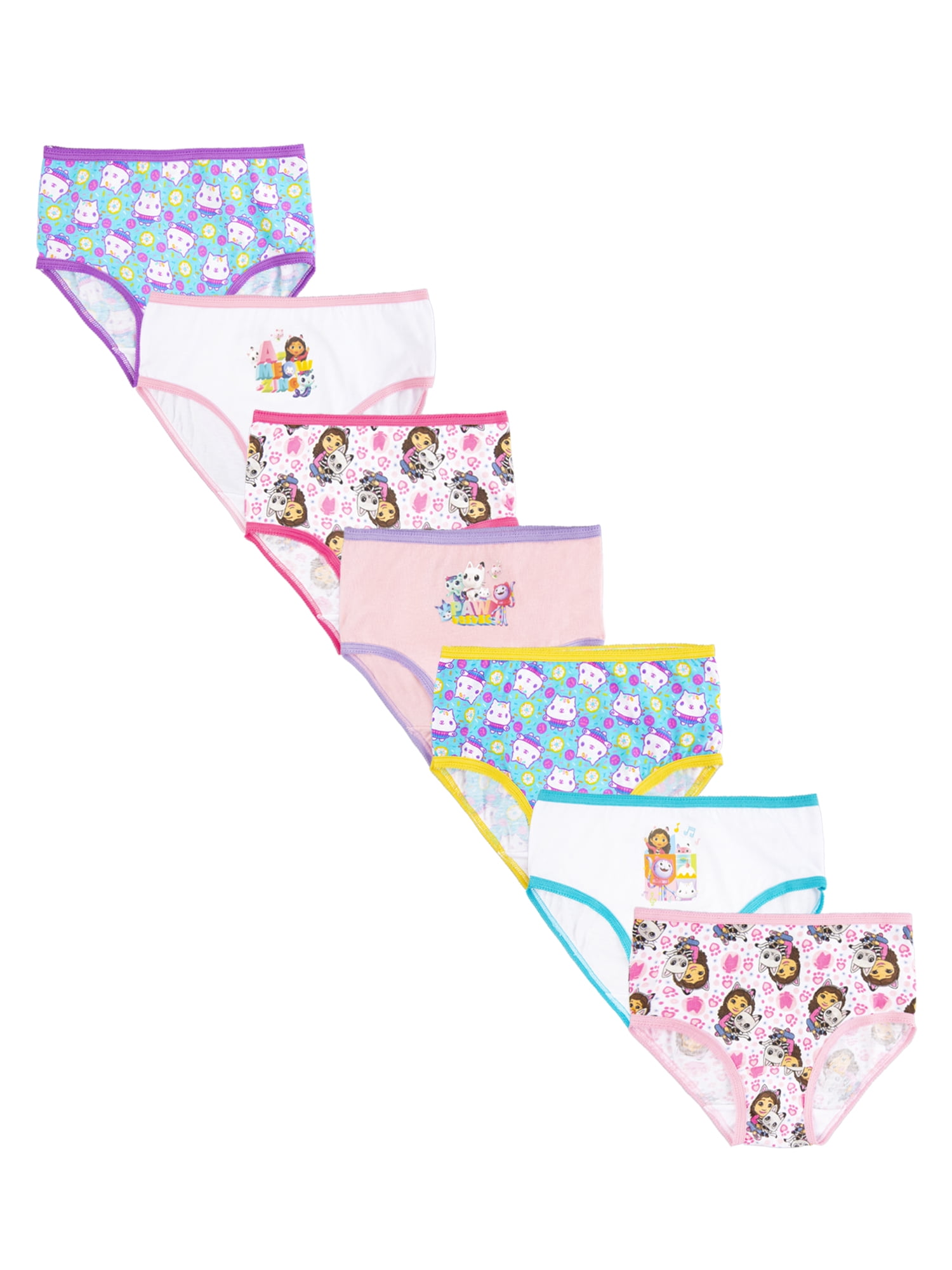 Handcraft Mfg Gabbys Dollhouse Panties, 7 Pack ( Girl's)