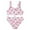 White, variant on Utlike Girls Swimwear Bikini Hot Spring Vacation Beach Swimsuit Cute Beach Bathing Suit For Sweet Girls Size 5 Years-6 Years