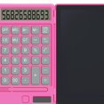 thumbnail image 3 of Calculadora multifunción Tableta de escritura Botón de bloqueo y E-Pen Diseño de concha Calculadoras de escritorio para cálculos contables Hogar de la Rosa Sunnimix Tableta de escritura calculadora, 3 of 8