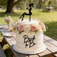 thumbnail image 4 of Bride To Be Cake Topper Acrylic Glitter Cake For Bridal Shower Engagement Party, 4 of 4