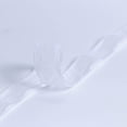 thumbnail image 1 of Xiao Hua Cinta de gasa: 1 pieza de cinta transparente vertical blanca, de 0,98 pulgadas de ancho y 10 yardas de largo, es una cinta ideal para bodas, empaque de ramos y decoración navideña., 1 of 5