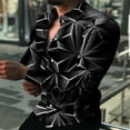 thumbnail image 2 of Camisa de estilo empresarial para hombre maduro 2024, moda diaria, camisas con estampado de rayas de manga larga para hombre y mujer, blusas nuevas informales de gran tamaño, 2 of 4