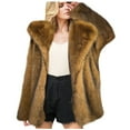 thumbnail image 1 of Pompotops Women's Solid Color Leather Long Sleeve Tops Clearance, 1 of 8