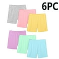 thumbnail image 2 of Mlzmgr 6 PC Sports Casual Shorts for Kids Elastic Waist Casual Underpants Fitness Sleep Wear Shorts 2-14 Years, 2 of 3