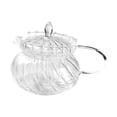 thumbnail image 1 of Tetera de vidrio con infusor extraíble para té suelto, jarra transparente para jugo, ideal para cocina, hogar, sala de estar y oficina., 1 of 7