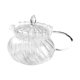 thumbnail image 1 of Tetera de vidrio transparente de larga duración, resistente al calor, con infusor extraíble, ideal para cocina, hogar y oficina., 1 of 7
