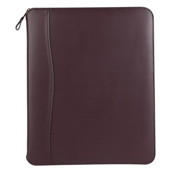 FranklinCovey Spacemaker Vinyl Zipper Binder (Monarch Size, Burgundy)