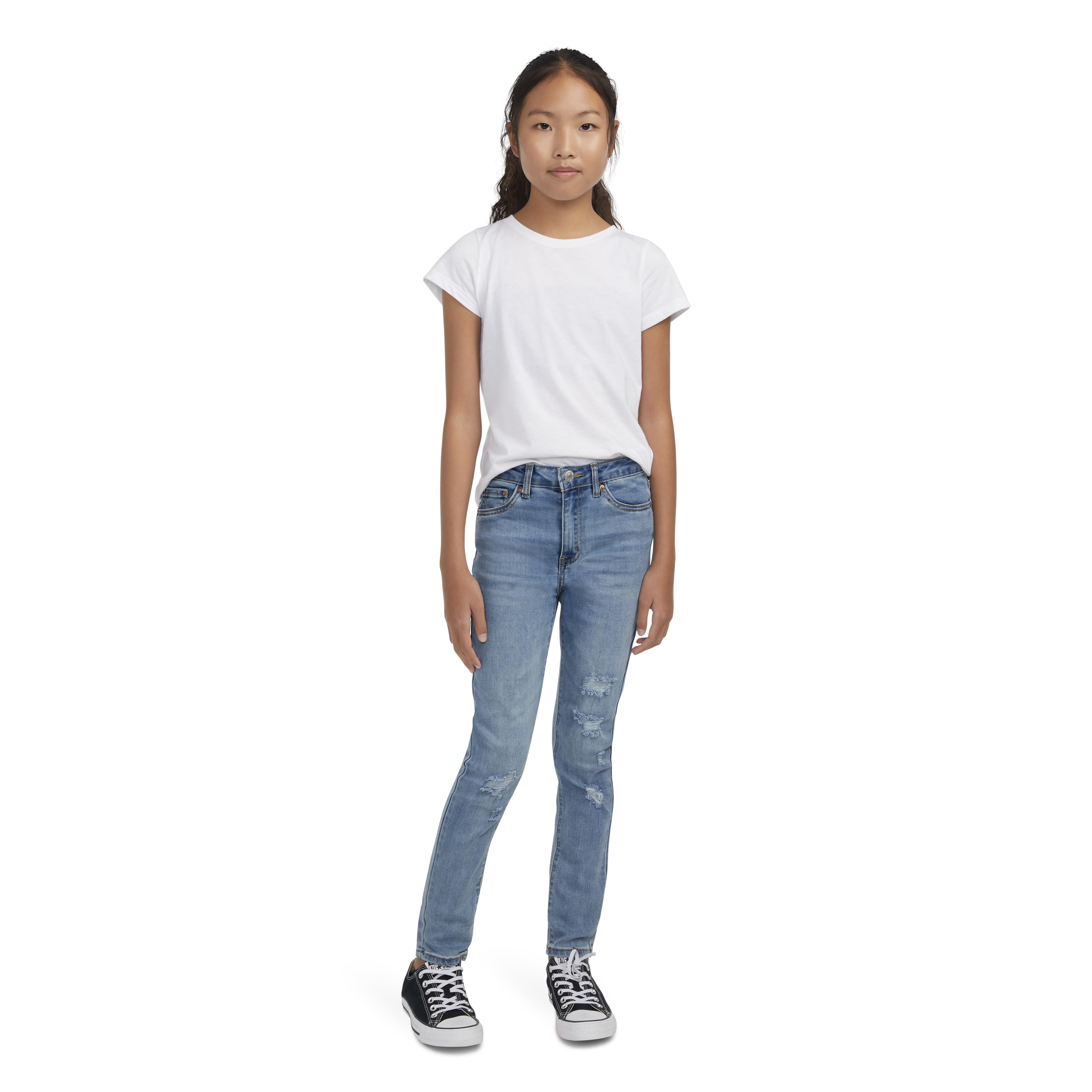 Levi Strauss Signature Girls High Rise Super Skinny Jeans, Sizes 5-18