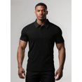 thumbnail image 3 of Men Quick Dry Short Sleeve Golf Polo Shirts Breathable Athletic Collared Work Casual Polo T-Shirts, 3 of 8