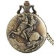 thumbnail image 1 of Bronze Napoleon Bonaparte Horse Knight Design Antique Quartz Pocket Watch Vintage Hero Necklace Pendant Pocket Clock Fob Gifts, 1 of 4