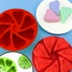thumbnail image 1 of Set de 7 moldes de silicona para tarta de cavidad | Molde de horno rojo verde para pizza jabón de pan de maíz con bollos de maíz gelatina de chocolate | Moho antiadherente reutilizable 20x20x4cm, 1 of 7