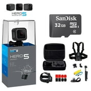 GoPro HERO5 Session CHDHS-501 with 32GB Ultra Memory + Premium Case + More