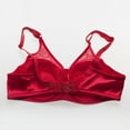 thumbnail image 4 of Ruiboury Comfort And Style Combined Silicone Breast Form Pocket Bra For Mastectomy Red 34/75D, 4 of 6