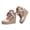 Silver, variant on Women's Espadrille Platform Wedge Sandals Round Closed Toe Ankle Strap Lace up Summer Shoes for Beach Vacation Walking Size 6-10