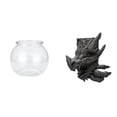 thumbnail image 1 of Sujetalibros De Dragón Decorativo Para Pecera, Pequeño Adorno Redondo Para Acuario, Soporte Para Libros, Estantería, Armario De Sala De Estar, Decoración Del Hogar, Mesa, Plantas, 1 of 8