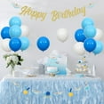 thumbnail image 2 of JOYMEMO Swimming Birthday Party Decorations - Swimming Happy Birthday Banner Garland, Cake Topper with Swim Themed Cupcake Toppers, Summer Swimming Pool Birthday Party Supplies for Boys or Girls, 2 of 6