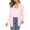 Pink, variant on Lilgiuy Women Cardigan Up Casual Solid Color Long Sleeve Hoodeless Top，Pink,12 Fall Fashion 2022 Spring Winter