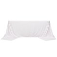 thumbnail image 2 of BalsaCircle 90x156 in White Scuba Polyester Rectangle Tablecloth Party Events Reception Decorations Supplies, 2 of 8
