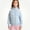 Light Blue, variant on Teylalorva Girls Outerwear Jackets Color Block Stand Collar Zip Up Lightweight Down Jacket Short Casual Coat(4-15) Light Blue Size 4T