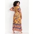 thumbnail image 2 of Avenue Women's Plus Size Eve Border Dress, 2 of 2