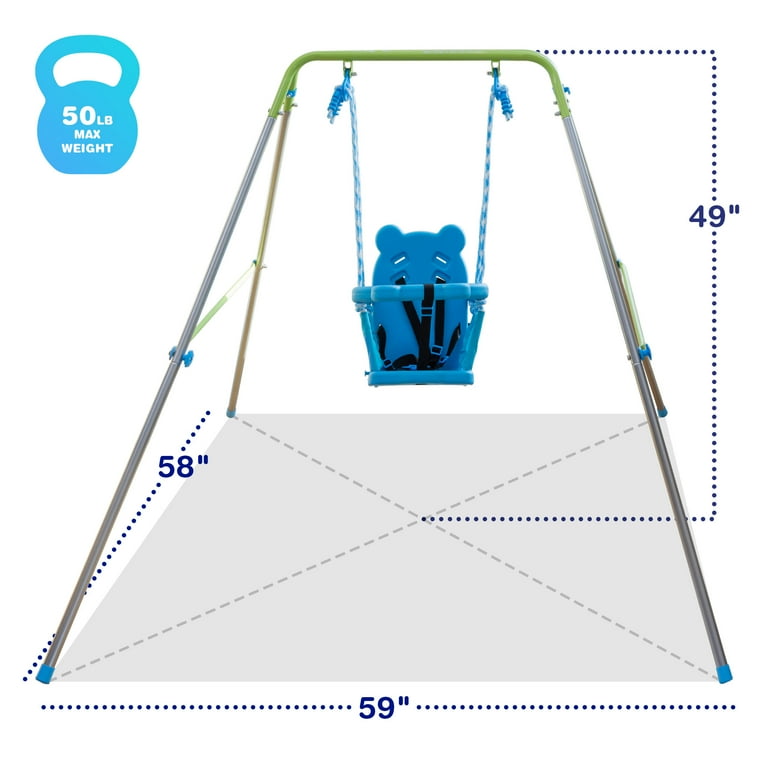 Sportspower My First Toddler Indoor & Outdoor Backyard Swing
