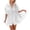 White, variant on Sentmoon Midi Dresses for Women Regular Fit Short Sleeve V Neck 2026 Cocktail Dresses Backless Summer Dresses for Women Delightful for Work and Weekend Yellow Free Size
