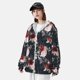 thumbnail image 3 of Fotbe Watercolor Floral Chaqueta con Protección Solar UPF 50+ para Hombre y Mujer, Camisa con Capucha y Bolsillos-Large, 3 of 7