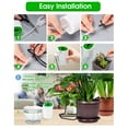 thumbnail image 5 of Luxcidy Automatic Watering System, Automatic Drip Irrigation Kit for Potted Plants, LED Display & 2000mAh Battery, Distribution of Water for Indoor Potted Plants, 5 of 9