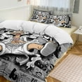 thumbnail image 3 of 3 Piece Comfortable Bedding Set One Piece Luffy Duvet Cover Twin Bed with 2 Pillowcase 79"x90", 3 of 8
