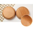 thumbnail image 3 of Juego De 2, De Madera Redondos Platos Para Ensaladas s Para Servir Refrigerios Para Sopa De Cereales, Tazones De 6 Y 7 Pulg Baoblaze Ensaladeras de sopa de madera, 3 of 7