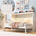 thumbnail image 1 of Lit Escamotable Format Simple avec Armoire Dissimulée - Lit Mural Gain de Place, 1 of 8