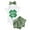 Green, variant on Newborn Baby Girls St Patricks Day Outfit Set Romper Ruffle Triangle Shorts Bottoms Headband 3Pcs Summer Clothes